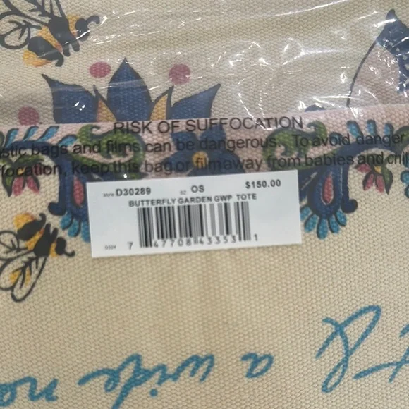 Brighton Butterfly Garden Tote - Picture 3 of 3